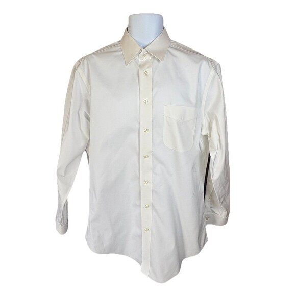 JoS. A Banks Traveler White Dress Shirt Mens 16-34 Tailored Fit  Lot of 6 - Picture 2 of 16
